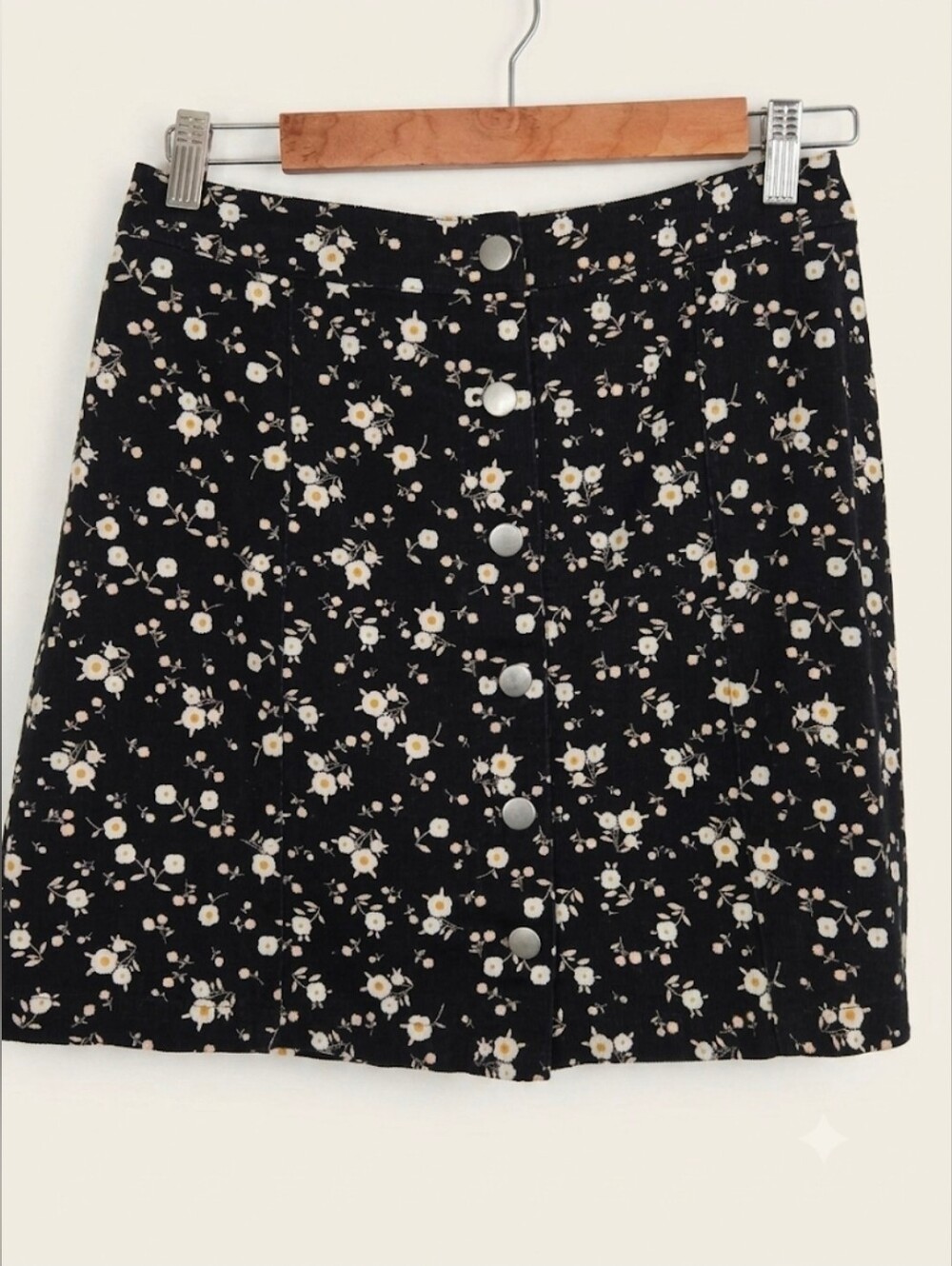 Miami cute floral button down skirt